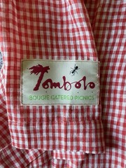 Tombolo Bougie Picnic Embroidered Shirt New With Tags, Size XL Men’s/Unisex