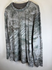 RealTree Fishing Mens Long Sleeve Shirt 2XL Aspect Rash Guard Reversible Camo