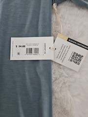 Men’s Free Fly Elevate Lightweight Stormy Sea Tee Size Small