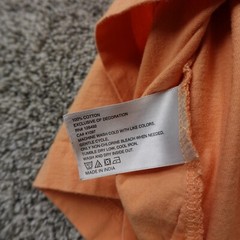 Greg Norman Shirt Mens Medium Orange Shark Golf Preppy Cotton Casual Pocket Tee