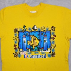 Carnival Cruise Line Shirt Men Medium Ship Ocean Sea Boat Vacation Vintage Adult