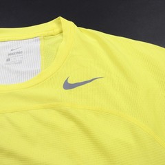 Nike Pro Short Sleeve Shirt Men’s Yellow New without Tags Multiple Sizes