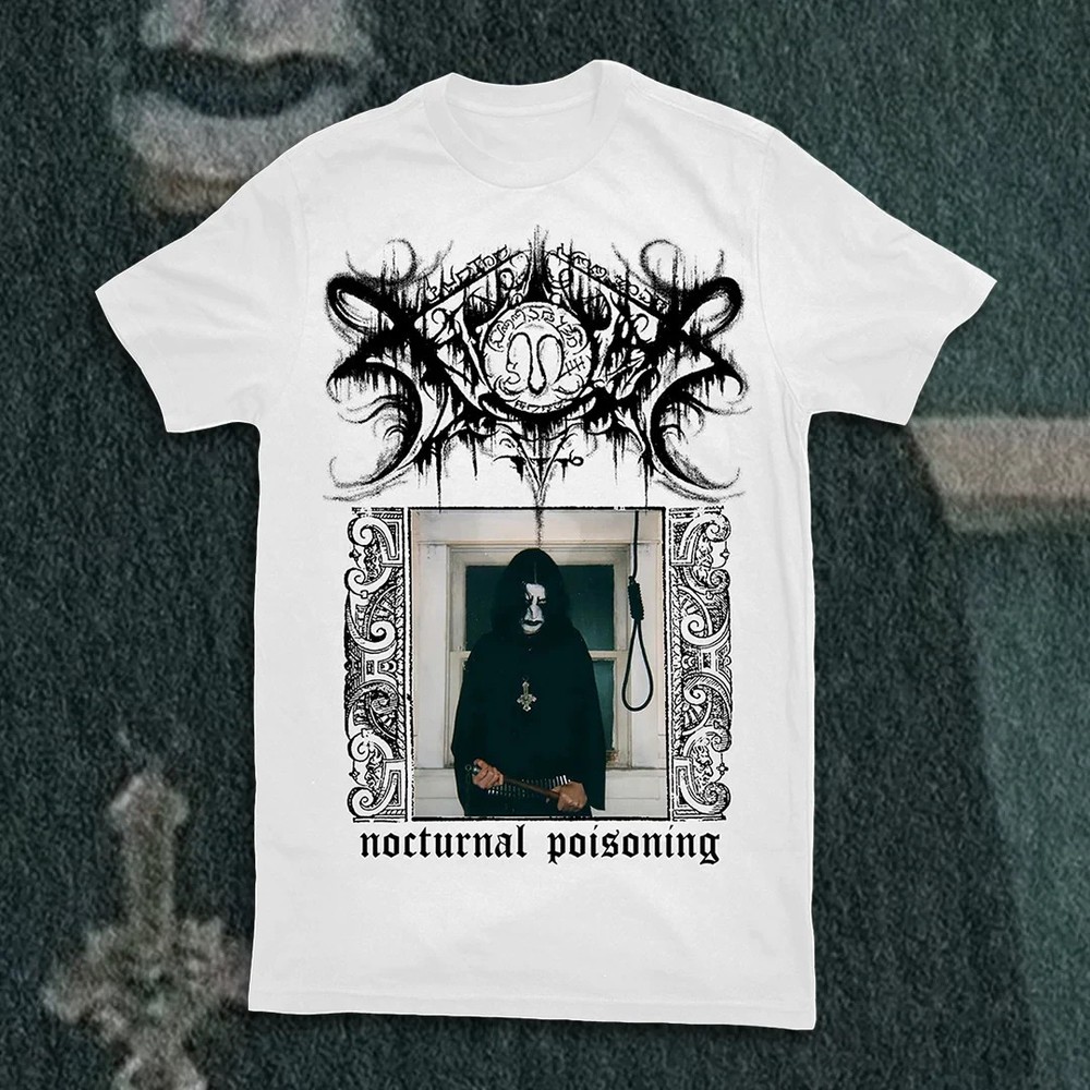 Xasthur Band White Cotton Shirt Full size S-5XL TH48