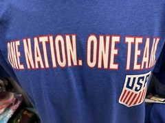 Team USA One Nation One Team T-Shirt Blue Sizes SOCCER SHIRT NEW WITH TAGS