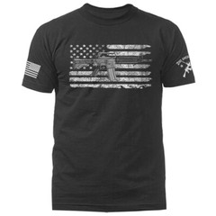 AR-15 US Flag 2nd Amendment Constitution Gun Patriot Patriotic T-shirt