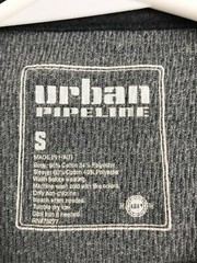 Urban Pipeline Shirt Men’s Size Small Gray Heater Long Sleeve Round Neck Tee