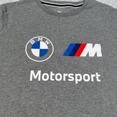 Puma BMW Motorsport M Series Mens T Shirt Gray Sz XL