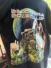 Billionaire Boys Club BBC Sci-Fi Graphic Tee Black Front Back Print Mens XL