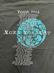 SUBWAY TO SALLY NORD NORD OST 2005 TOUR promodoro black shirt 43in