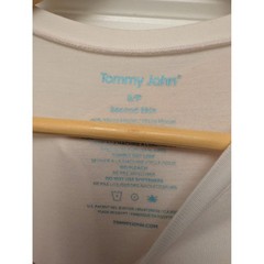 Lot of 5 Tommy John Second Skin Crew Neck Tee Shirts Undershirt Black White