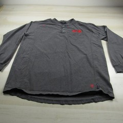Ariat Shirt Mens Extra Large Gray Henley FR Fire Resistant Cat 2 Workwear