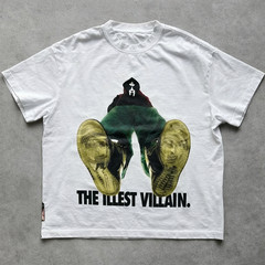 MF DOOM “The Illest Villain” Graphic T-Shirt – Vintage Hip Hop Streetwear Tee Wh