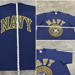 Vintage US Navy Single Stitch T Shirt Soffe USA Made XL Crewneck Military Tee