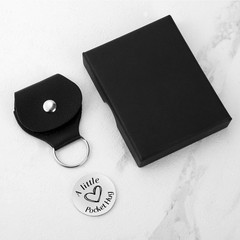 Pocket Hug Token Keychain – Funny Long-Distance Gift for Him, Boyfriend, Husband