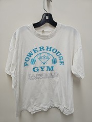 Vintage Powerhouse Gym T-Shirt Mens Xl USA Fairfield New Jersey Bodybuilding