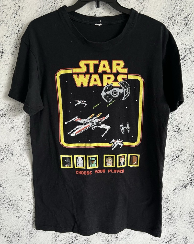 Star Wars T-Shirt Unisex Medium? Tag Cut (See Photo) “Choose Your Player” EUC