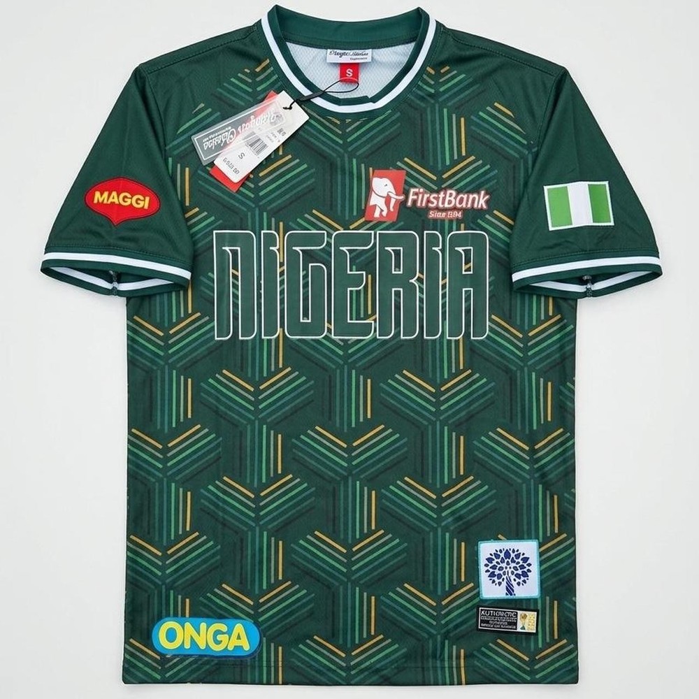 Headgear Classics FIFA Men’s Y2K Retro-Style Nigeria World Cup Jersey