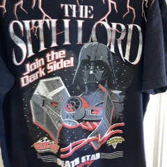 BoxLunch Star Wars Darth Vader Sith Lord Black T-Shirt Men’s Size Large AOP