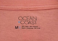 Ocean & Coast T-shirt Men’s Coral M Saltwater Adventure Marlin Fishing Beach