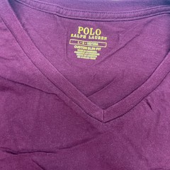 Polo Ralph Lauren Men’s V-Neck Modern Classic-Fit T-Shirt Large Burgundy
