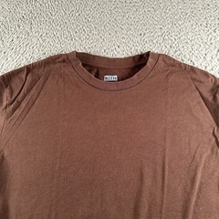 Kith T-Shirt Mens S Brown Short Sleeve Crewneck 100% Cotton Minimal Wear