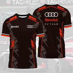 🔥NEW- Audy F1 Teamwear For Fans Polo All Over Print, Fomula 1 Racing Gift
