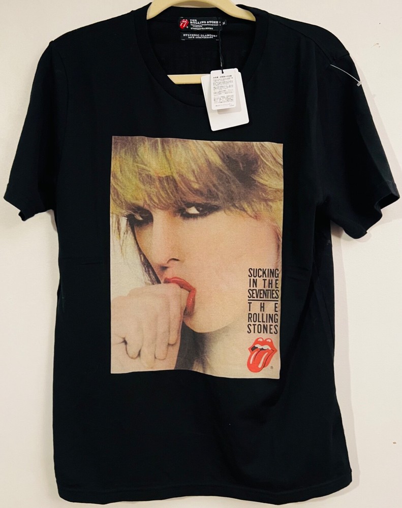 HYSTERIC GLAMOUR 30th Anniversary THE ROLLING STONES MEDIUM Sucking in Seventies
