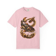 Stained Glass Espresso Meteor Catfish T-Shirt Graphic