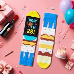 28th Birthday Gifts Ideas Socks – Gifts for Guys in Their 28s 28 Year Old Gif…