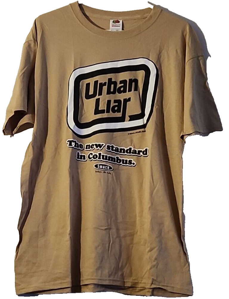smack apparel Urban liar tan Fruit of the loom t shirt