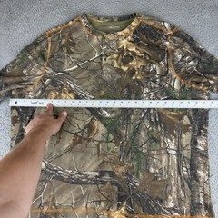 Real Tree Camo Thermal Waffle Knit Henley Shirt Size 3xL Hunting Outdoor