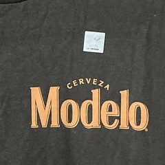Cerveza Modelo Men’s Shirt 100% Cotton Black Size Small New