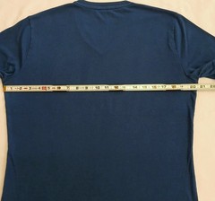 Banana Republic Eco Premium Wash T-Shirt Medium Mens Blue V-Neck Lightweight