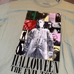 John Carpenter Halloween The Evil Tour Michael Myers Graphic T Shirt Adult Large
