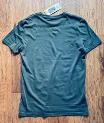 Lucky Brand Dark Gray Crew Neck Cotton Graphic Men’s T-Shirt Size Medium