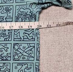 Keith Haring SPRZNY MOMA Graphic T-Shirt Medium Grn / Blu Short Sleeve Pop Art