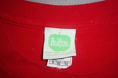 The Beatles John Paul George & Ringo Original T-Shirt Adult XL faded letters
