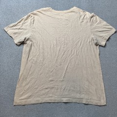 Nike T Shirt Mens Medium Beige Just Do It Performance Classic Sports Adult