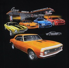 Joe Blow T’s Chevy Camaro Station T-Shirt 1st thru 5th Gen Z/28 SS 427 ZL1 IROC