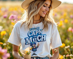 Y’all Be Cap’n Too Much T-Shirt – Funny Meme Graphic Tee A 241