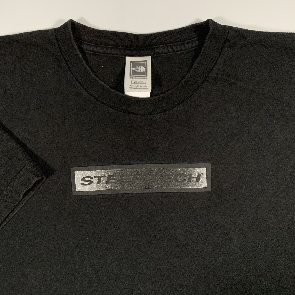 The North Face Steep Tech Ski T-Shirt Mens 2XL Black Box Logo Gorpcore 2010
