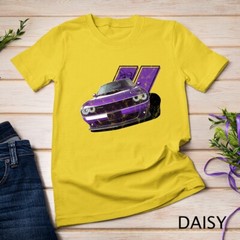 Plum Crazy Modern Muscle car american V8 engine car design Unisex T-shirt