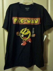 NEW PAC MAN by C-Life Group size XL Black Retro Game T Shirt BANDAI PAC-MAN $20