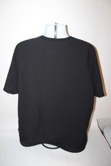 KITH Mens XL Seersucker Ribbed Fabric Lightweight T Shirt Drawstring Waist Black