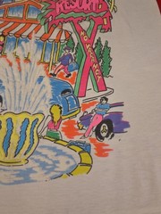 1980’s Palm Beach Resort Single Stitch T-Shirt Neon Colors Florida Sz S/M