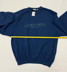 NWT G.H. Bass & Co Men’s Blue Long-Sleeve Shirt Made in Canada SZ L