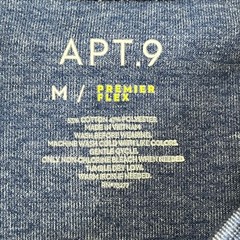 Apt. 9 Premier Flex Blue Long Sleeve Base Layer Cotton Blend Warm Shirt Medium