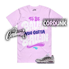 Air Max 95 Big Bubble All Star Chrome Barely Grape T Shirt Match BALLIN