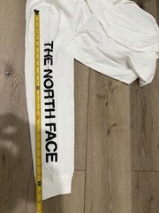 The North Face Long Sleeve Hit Graphic T-Shirt Mens Large TNF White/Black NWT