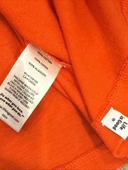 2016 Life is Good Bright Orange Go Places Tank Top Slim Fit Mens Size 2XL